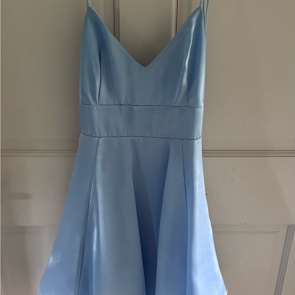Lucy in the Sky Shimmering Blue Dress